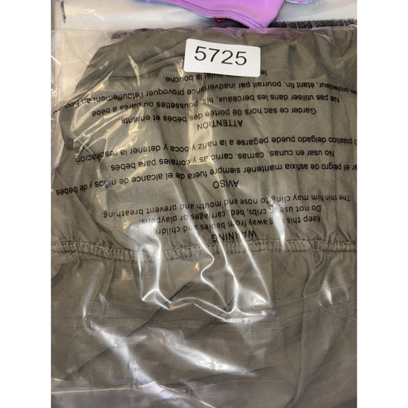 Wearables olive green ruched overall dress pockets utility chic Bubble boho S - Picture 16 of 16